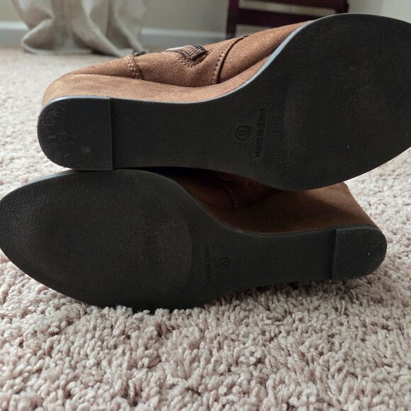 American Rag Baylie Lace Up Wedge Bootie.  Size 8 - Picture 5 of 5